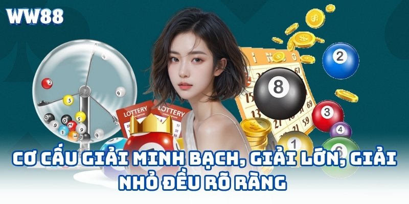 Cơ cấu giải minh bạch, giải lớn, giải nhỏ đều rõ ràng